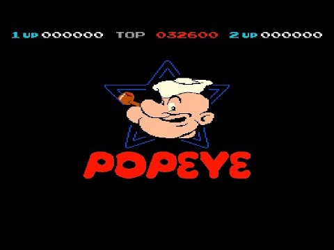 Arcade 大力水手 一輪一道通關  Popeye 1LOOP 1CC