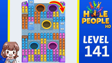 Hole People Level 141 Solution Walkthrough