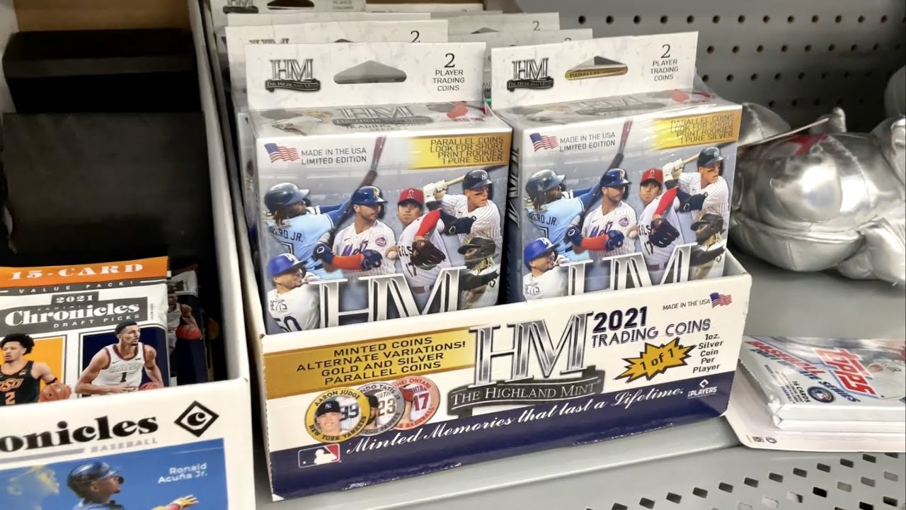 NEW RELEASE!  LOOKING FOR ACTUAL SILVER & GOLD BASEBALL COINS AT WALMART!  Highland Mint MLB Coins!