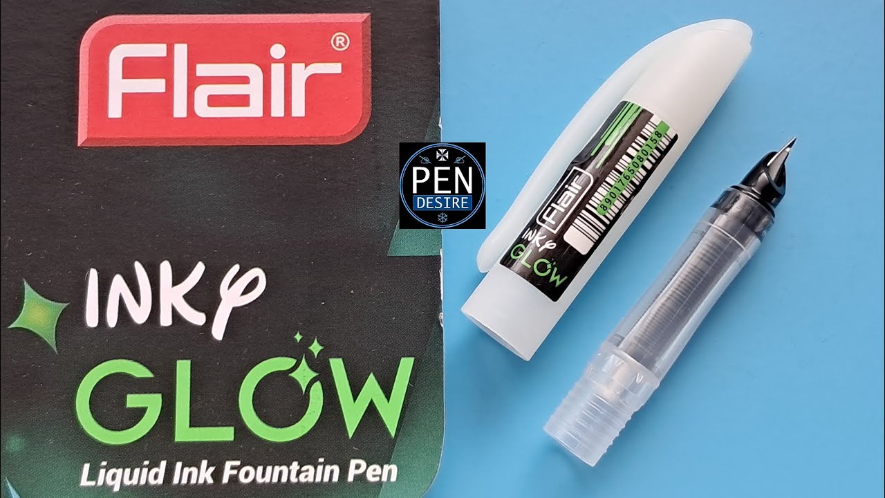 Перьевая ручка Flair INKY GLOW, цена 50 рупий.