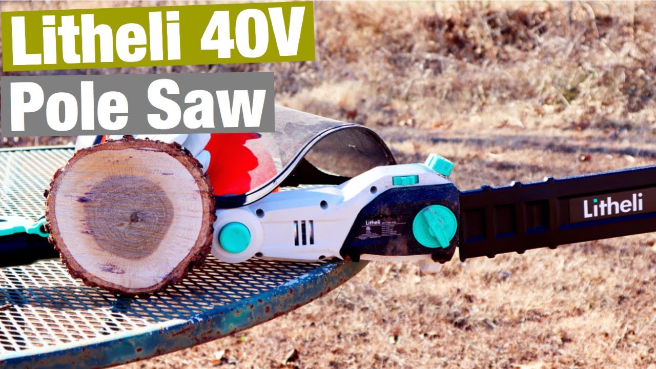 The CHEAPEST Battery Powered Pole Saw on the INTERNET Litheli 40v Pole Saw