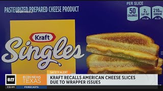 Kraft recalls American cheese slices due to wrapper issues