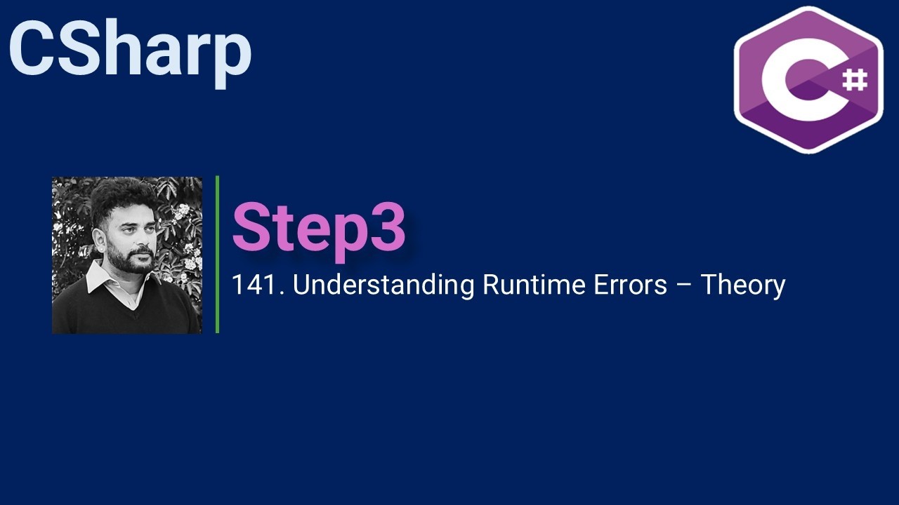141. Understanding Runtime Errors – Theory - YouTube