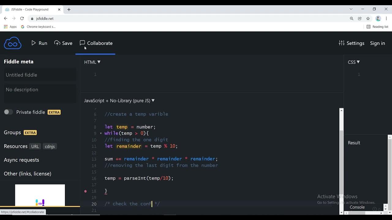 JavaScript Program to Check Armstrong Number - YouTube