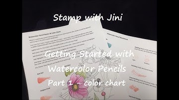 Stamp with Jini GETTING STARTED WITH WATERCOLOR PENCILS PART 1 by Jini Merck