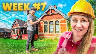 7 Weeks Of RENOVATING This Victorian Railway Station - FINALLY We Have A First Floor!