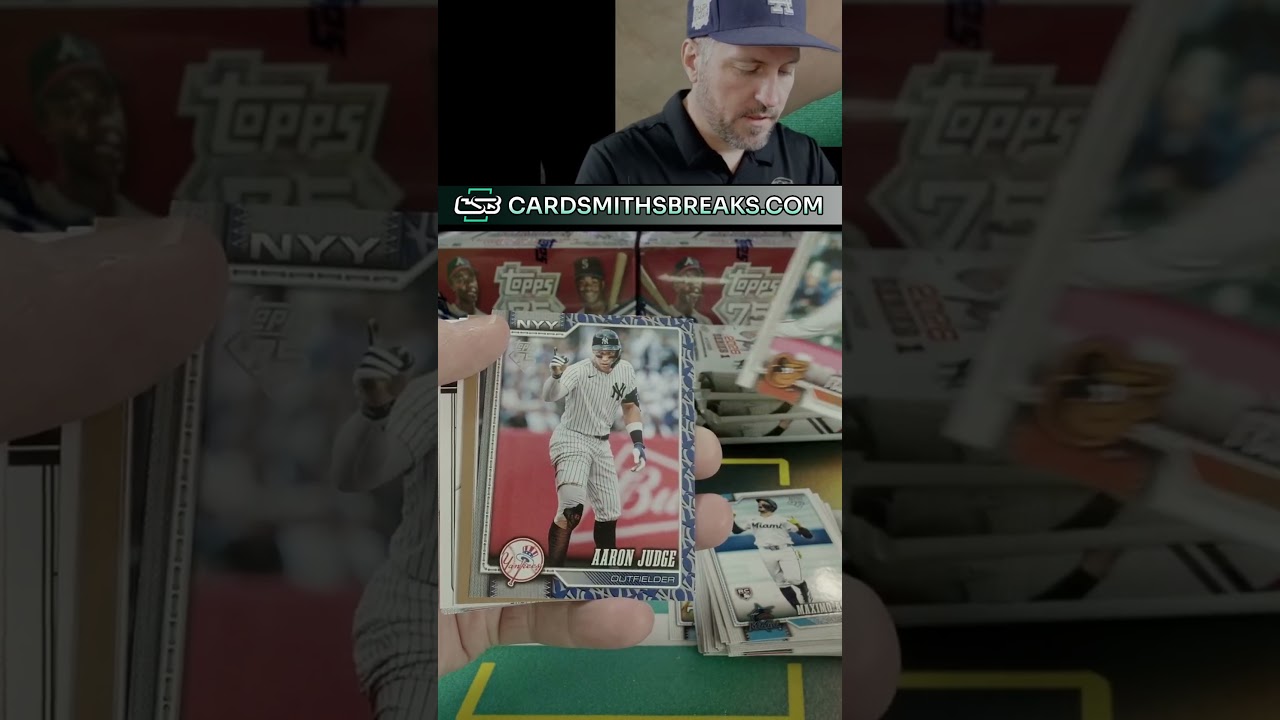 2026 Topps Aaron Judge Team Logo Border #baseballcards #topps #tradingcards #fanatics #thehobby