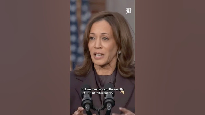 Kamala Harris concedes to Donald Trump, says 'we must accept the results of this election'
