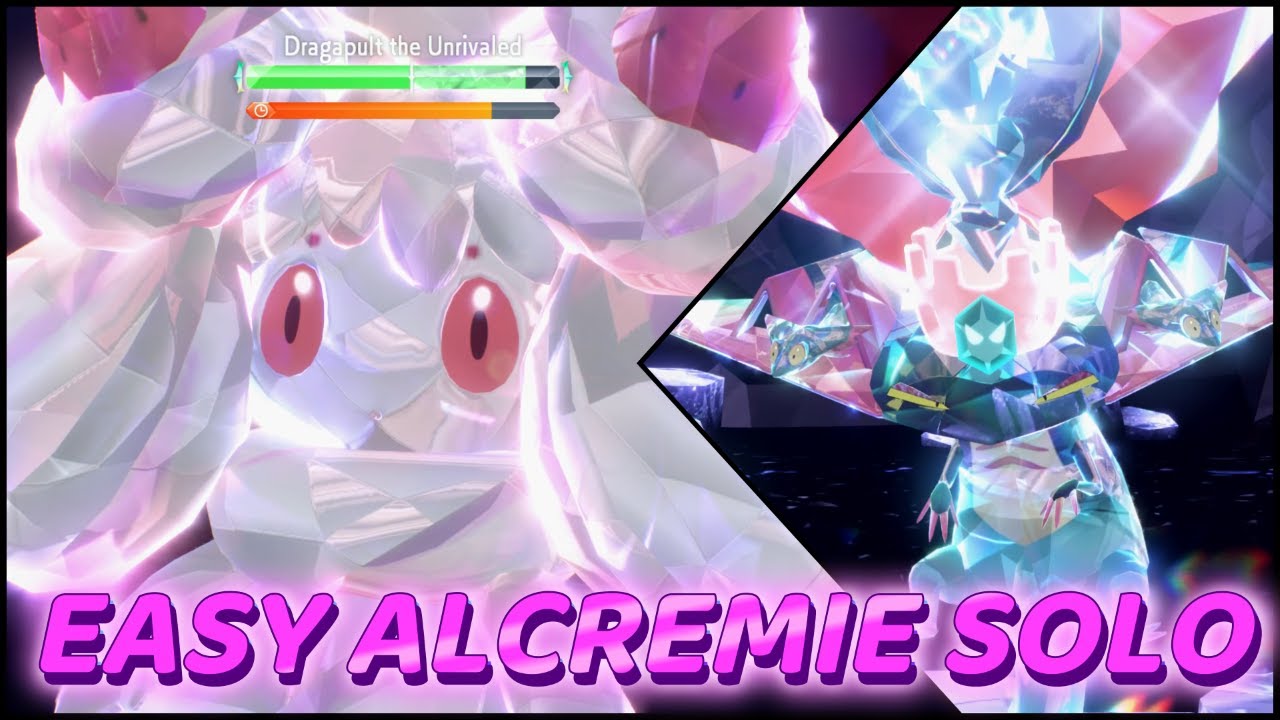 ALCREMIE BUILD To Easily Solo 7 Star Dragapult Tera Raid Event