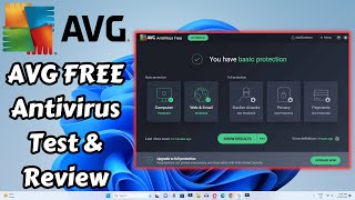 AVG FREE Antivirus Test & Review | How to Use AVG Antivirus in Windows 11 screenshot 5