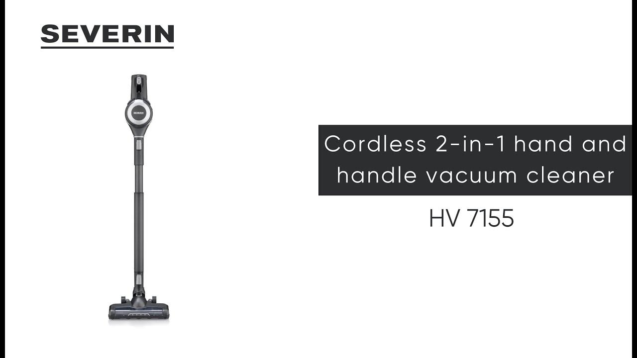 and handle Cordless hand 7155 HV vacuum - YouTube 2-in-1 cleaner SEVERIN