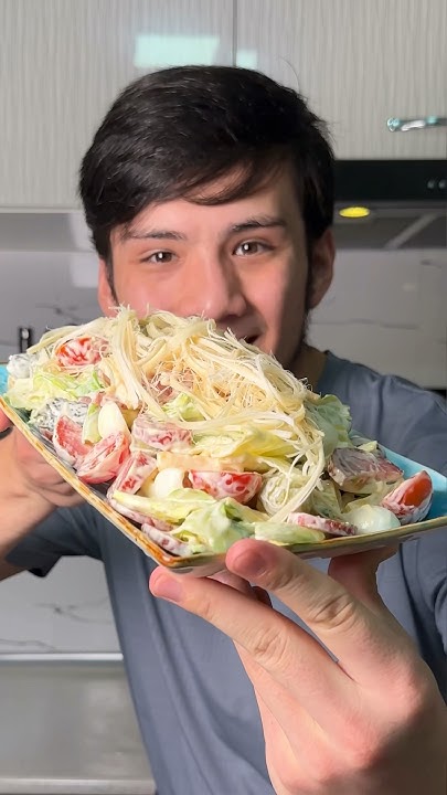 Салат с Майонезом 🥗 - YouTube