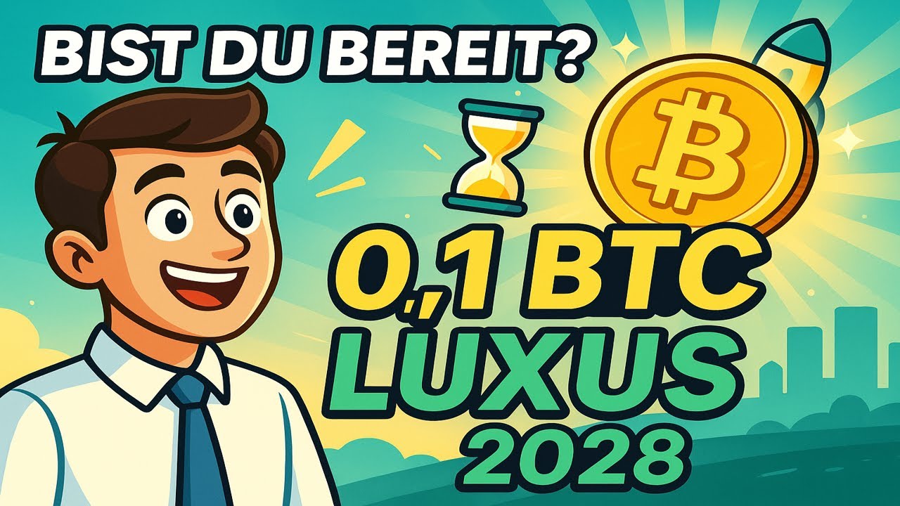 Bist du bereit? 0,1 BTC = Luxusleben im Jahr 2028.