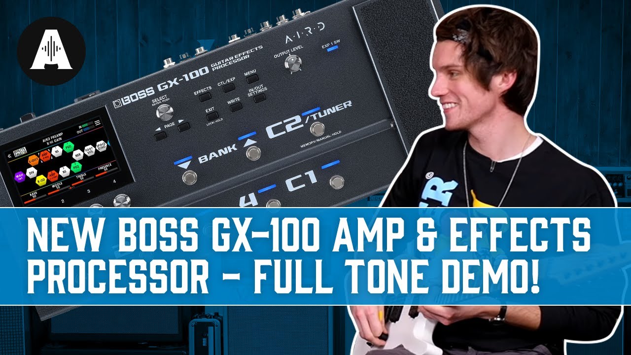 NEW Boss GX-100 Amp & Effects Processor - Full Overview & Tone Demo!