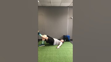 Single-Leg Glute Bridge Rotation