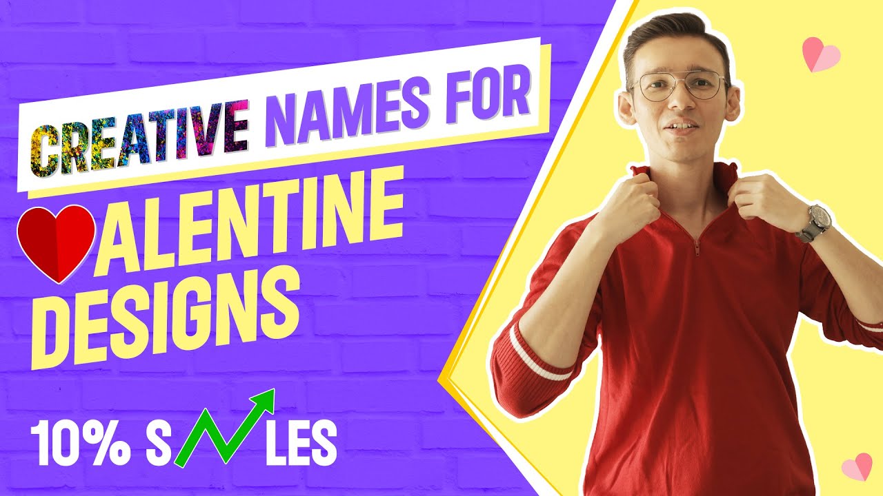 Creative names strategy for Valentine Jewelry | Sell 365 days!
