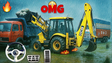 🚜 Drive Dumper and Loading Stone With JCB in Game 🔥 #jcb #dumper #truck #gameplay