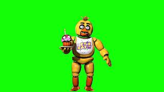 Chica The Chicken | FNAF AR Workshop Animation - Green Screen