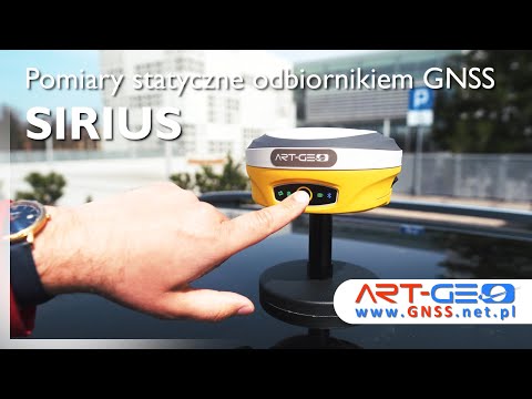 Odbiornik GNSS Art-Geo SIRIUS - pomiary statyczne. Jak wykonać? To proste! Instrukcja krok po kroku.