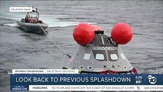 How the Orion capsule is brought home