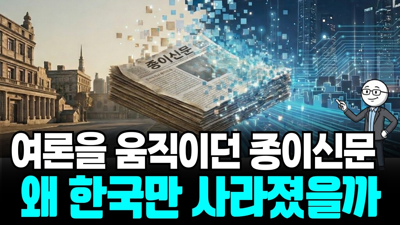 막강한 힘을 가졌던 종이신문의 몰락, 한국에서만 사라진 이유