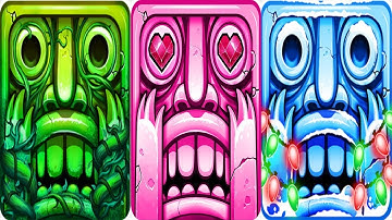 Temple Run Spooky Summit VS Blazing Sands VS Frozen Shadows Gameplay HD #81