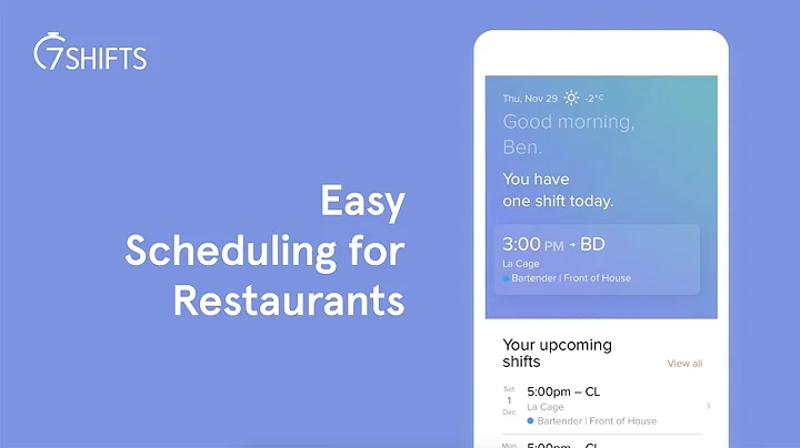 7shifts App: Scheduling, Communication, and Performance Tracking for Restaurants | 7shifts