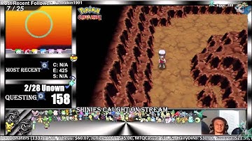 OmegaRuby Stream - Unown J (DexNAV)