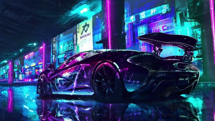 Cyberpunk 2077 4K car animated wallpaper 