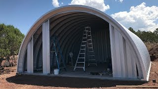 Quonset Hut End Walls, Insulation, and Framing