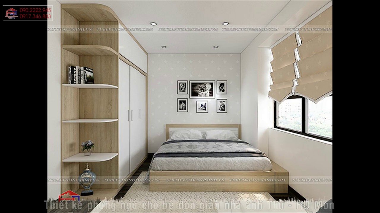 Mẫu thiết kế phòng ngủ đẹp nhỏ và một số lưu ý giúp tối ưu không gian
