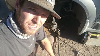 Replacing 2003 Subaru Front Drive Axle With Minimal Tools