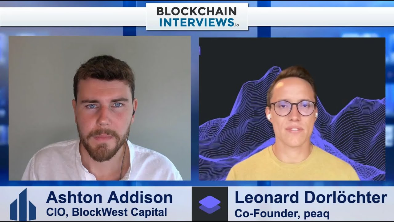 Web3 Economy of Things w/ Leonard Dorlöchter, Co-Founder of Peaq |  Blockchain Interviews