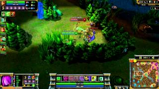 League Of Legends : Teemo steals Fiddle's bluebuff