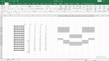 How to Select noncontiguous ranges in Excel