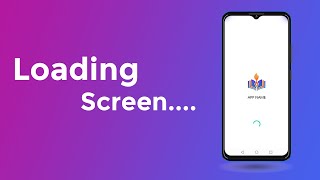 How To Make A Loading Page In Android Studio | JAVA & XML screenshot 4