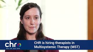 Join the Multisystemic Therapy Team (MST) at CHR!