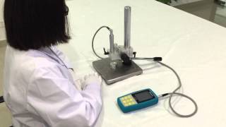 Ultrasonic Hardeness Tester SU 300   manual probe and test stand