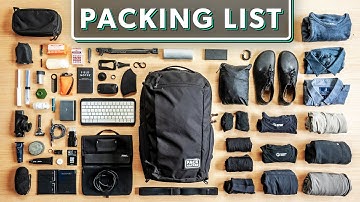 The Ultimate Digital Nomad Packing List 2025 | Gear For Minimalist Carry On Travel