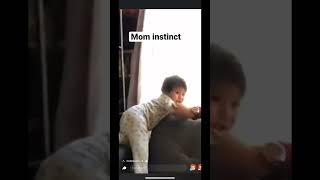 Mom instinct #viral #youtubeshorts  #baby