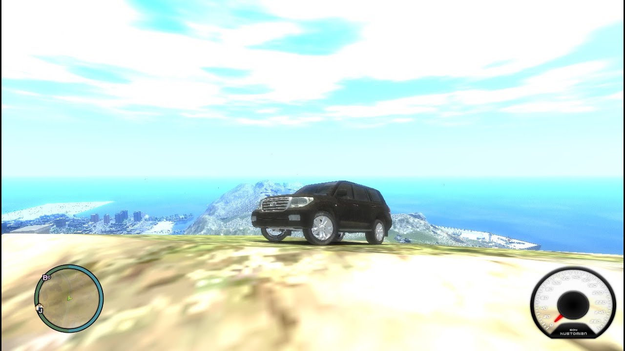 Гта 4 Краш Тест ДрайвToyota Land Cruiser 200 (Прадик) - YouTube