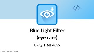 How to Add Blue Light Filter (eye care) Feature on Your Website | HTML CSS Quick Tutorial screenshot 3