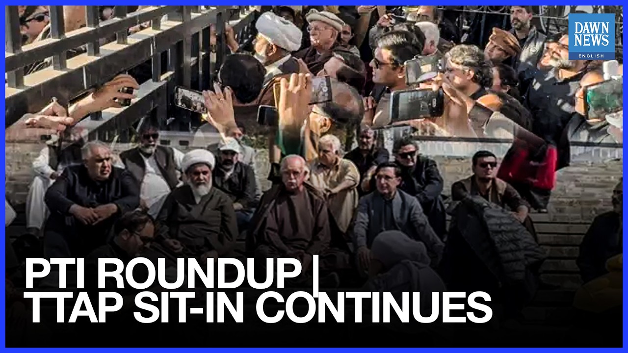 TTAP Continues Sit-In At Parliament House Over Imran’s Health | PTI ROUNDUP | Dawn News English
