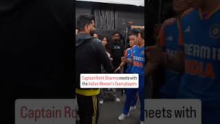 Famous Captain Rohit Sharma joins the Women’s Team India players!  💪#T20WorldCup #INDvsNZ #rohitsharma Wealth