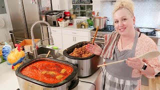 Cooking Massive Freezer Meals in Big Batch Roaster Ovens