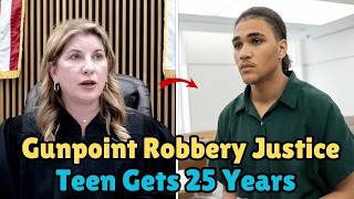 Teen Robs 14-Year-Old at Gunpoint — Judge West Delivers Harsh 25-Year Prison Sentence