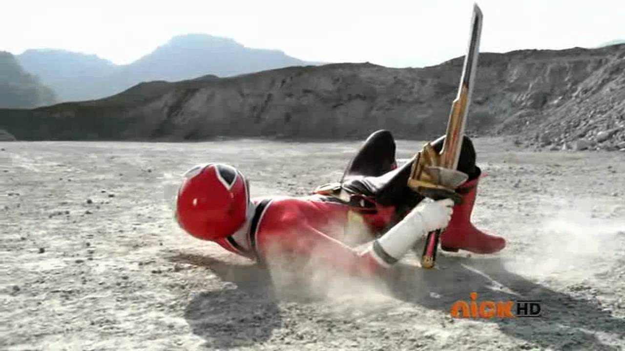 Power Rangers Samurai Red Ranger Vs Red Ranger Youtube