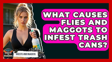 What Causes Flies And Maggots To Infest Trash Cans? - Insects and Invaders