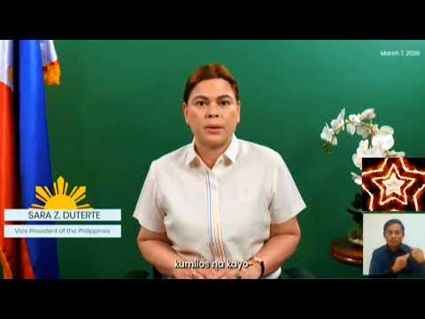 Mahalagang paalala mula sa ating VP Sara Duterte #vpsara #duterte #dds #pdp