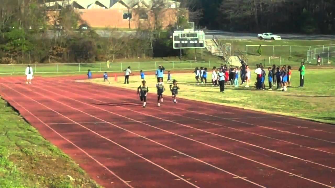 Arianna Ransom (lane 4), Ameah Richardson (lane 3), 100m (Anderson Park ...